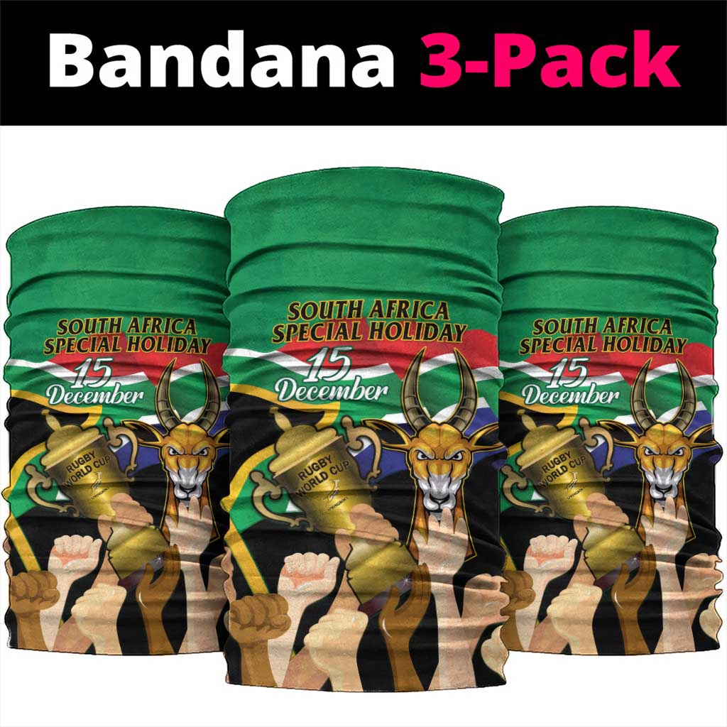 South Africa Special Holiday Neck Gaiter Springboks Champions Celebration Rugby Is My Soul LT14