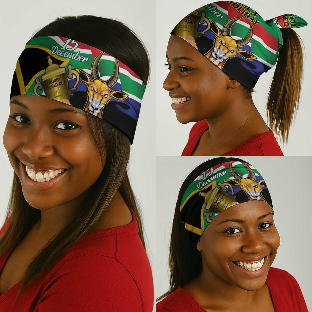 South Africa Special Holiday Neck Gaiter Springboks Champions Celebration Rugby Is My Soul LT14