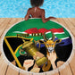 Personalised South Africa Special Holiday Beach Blanket Springboks Champions Celebration Rugby Is My Soul