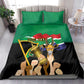 Personalised South Africa Special Holiday Bedding Set Springboks Champions Celebration Rugby Is My Soul
