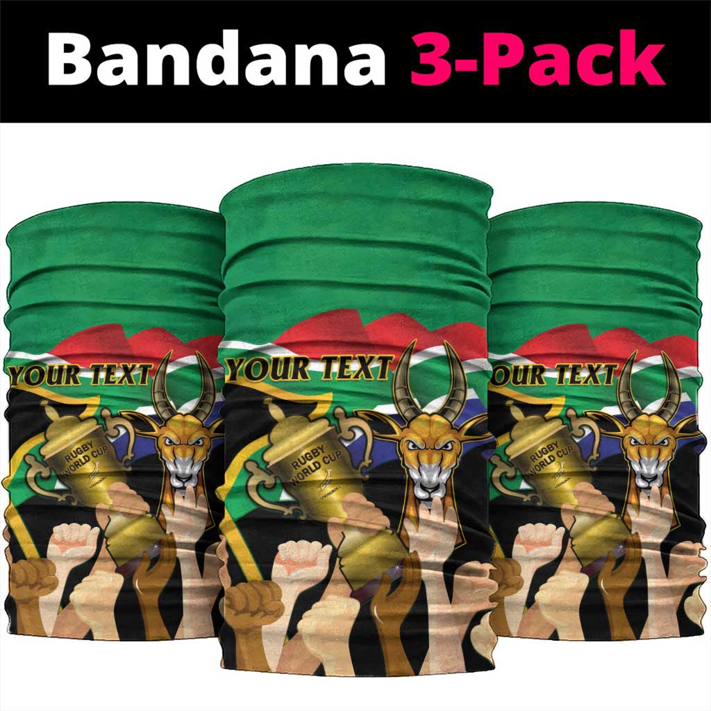 Personalised South Africa Special Holiday Neck Gaiter Springboks Champions Celebration Rugby Is My Soul LT14