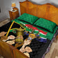 Personalised South Africa Special Holiday Quilt Bed Set Springboks Champions Celebration Rugby Is My Soul