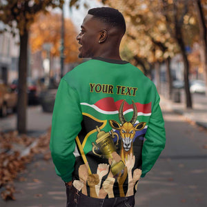 Personalised South Africa Special Holiday Sweatshirt Springboks Champions Celebration Rugby Is My Soul