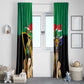 Personalised South Africa Special Holiday Window Curtain Springboks Champions Celebration Rugby Is My Soul