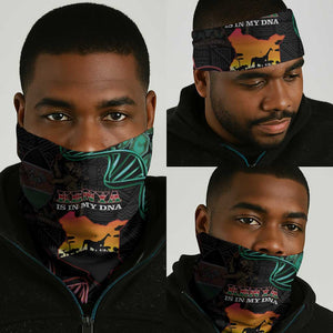 Afro Kenya Neck Gaiter Kenyan Is In My DNA - Jamhuri Day LT14