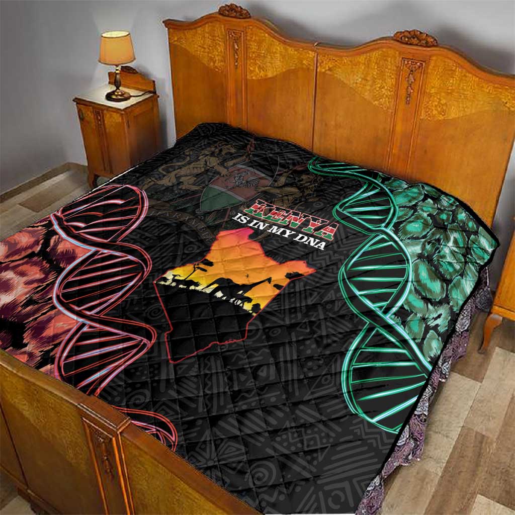 Afro Kenya Quilt Kenyan Is In My DNA - Jamhuri Day