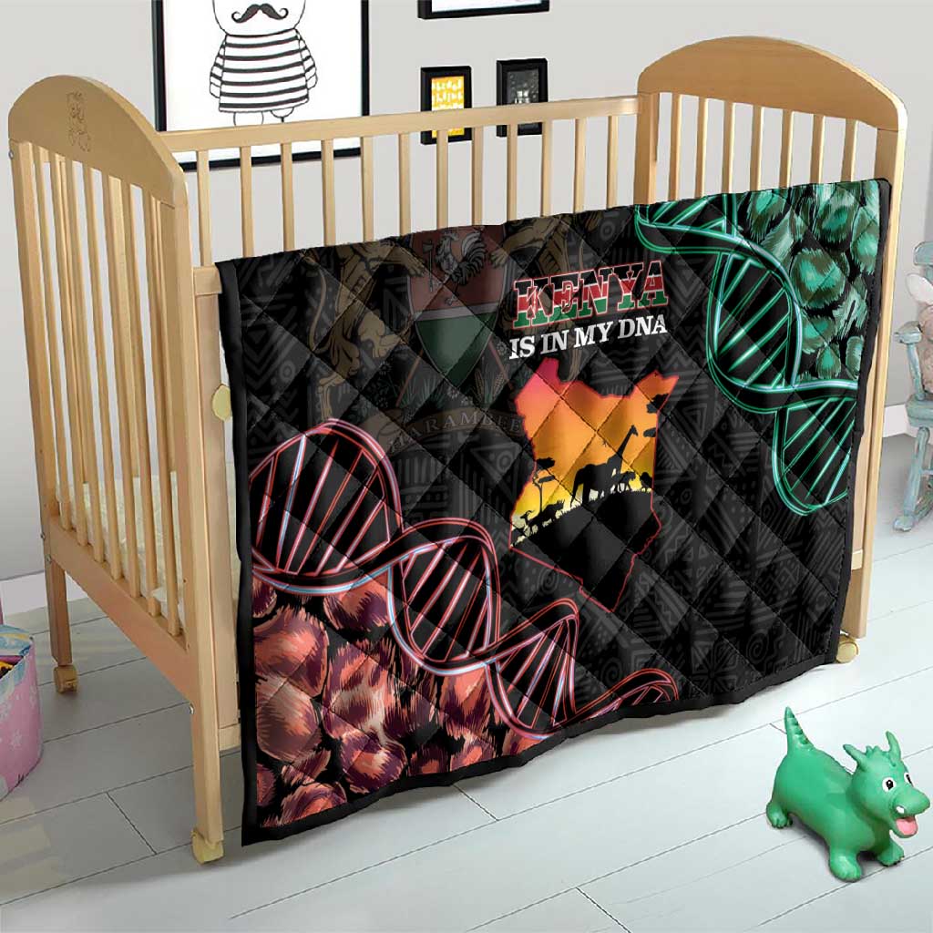 Afro Kenya Quilt Kenyan Is In My DNA - Jamhuri Day