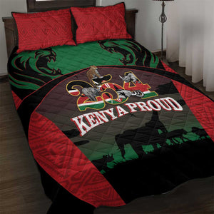 Proud Kenya 254 Quilt Bed Set Safari Animals - African Pattern