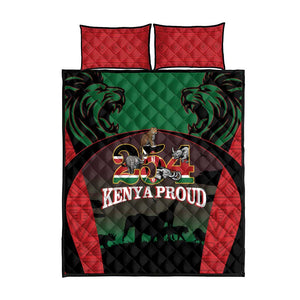 Proud Kenya 254 Quilt Bed Set Safari Animals - African Pattern
