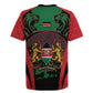 Proud Kenya 254 Rugby Jersey Safari Animals - African Pattern