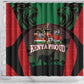 Proud Kenya 254 Shower Curtain Safari Animals - African Pattern