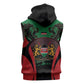 Proud Kenya 254 Sleeveless Hoodie Safari Animals - African Pattern - African Pride