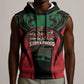 Proud Kenya 254 Sleeveless Hoodie Safari Animals - African Pattern - African Pride