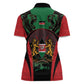 Proud Kenya 254 Women Polo Shirt Safari Animals - African Pattern