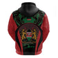 Proud Kenya 254 Zip Hoodie Safari Animals - African Pattern