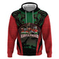 Proud Kenya 254 Zip Hoodie Safari Animals - African Pattern