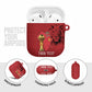 Morocco Football Custom AirPods Case Atlas Lions Champions African Red Islamic Pattern