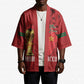 Morocco Football Custom Kimono Atlas Lions Champions African Red Islamic Pattern