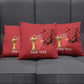 Morocco Football Custom Pillow Cover Atlas Lions Champions African Red Islamic Pattern