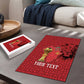 Morocco Football Custom Puzzle Atlas Lions Champions African Red Islamic Pattern