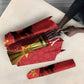 Morocco Football Custom Umbrella Atlas Lions Champions African Red Islamic Pattern