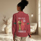 Morocco Football Custom Women Casual Shirt Atlas Lions Champions African Red Islamic Pattern