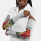 Morocco Football Custom Arm Sleeves Atlas Lions Champions African White Islamic Pattern