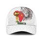 Morocco Football Baseball Net Cap Atlas Lions Champions African White Islamic Pattern