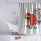 Morocco Football Custom Bathroom Set Atlas Lions Champions African White Islamic Pattern