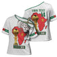 Morocco Football Custom Cross Shoulder Shirt Atlas Lions Champions African White Islamic Pattern