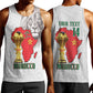 Morocco Football Custom Men Tank Top Atlas Lions Champions African White Islamic Pattern