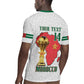 Morocco Football Custom Rugby Jersey Atlas Lions Champions African White Islamic Pattern