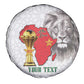 Morocco Football Custom Spare Tire Cover Atlas Lions Champions African White Islamic Pattern