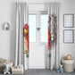 Morocco Football Custom Window Curtain Atlas Lions Champions African White Islamic Pattern