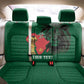 Morocco Football Custom Back Car Seat Cover Atlas Lions Champions African Green Islamic Pattern