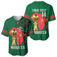 Morocco Football Custom Baseball Jersey Atlas Lions Champions African Green Islamic Pattern