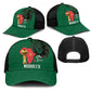 Morocco Football Baseball Net Cap Atlas Lions Champions African Green Islamic Pattern