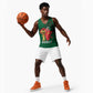 Morocco Football Custom Basketball Jersey Atlas Lions Champions African Green Islamic Pattern