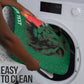 Morocco Football Custom Bathroom Set Atlas Lions Champions African Green Islamic Pattern