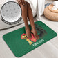 Morocco Football Custom Bathroom Set Atlas Lions Champions African Green Islamic Pattern