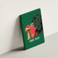 Morocco Football Custom Canvas Wall Art Atlas Lions Champions African Green Islamic Pattern