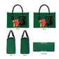 Morocco Football Custom Leather Bag Atlas Lions Champions African Green Islamic Pattern