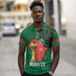 Morocco Football Custom Polo Shirt Atlas Lions Champions African Green Islamic Pattern