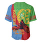 Personalised Eritrea Independence Day Baseball Jersey Shida Shoes Olive Branch African Pattern