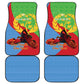 Personalised Eritrea Independence Day Car Mats Shida Shoes Olive Branch African Pattern
