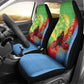 Personalised Eritrea Independence Day Car Seat Cover Shida Shoes Olive Branch African Pattern