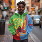 Personalised Eritrea Independence Day Hoodie Shida Shoes Olive Branch African Pattern