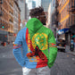 Personalised Eritrea Independence Day Hoodie Shida Shoes Olive Branch African Pattern