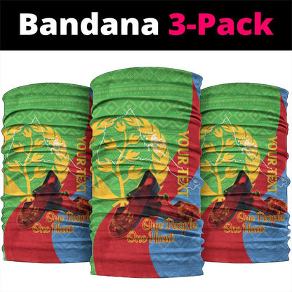 Eritrea Independence Day Neck Gaiter Shida Shoes Olive Branch African Pattern - African Pride