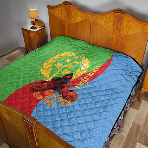 Personalised Eritrea Independence Day Quilt Shida Shoes Olive Branch African Pattern